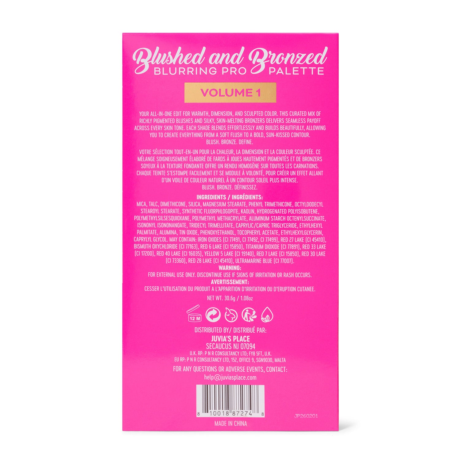 Juvia's Place Blushed and Bronzed Palette - Thumbnail 5