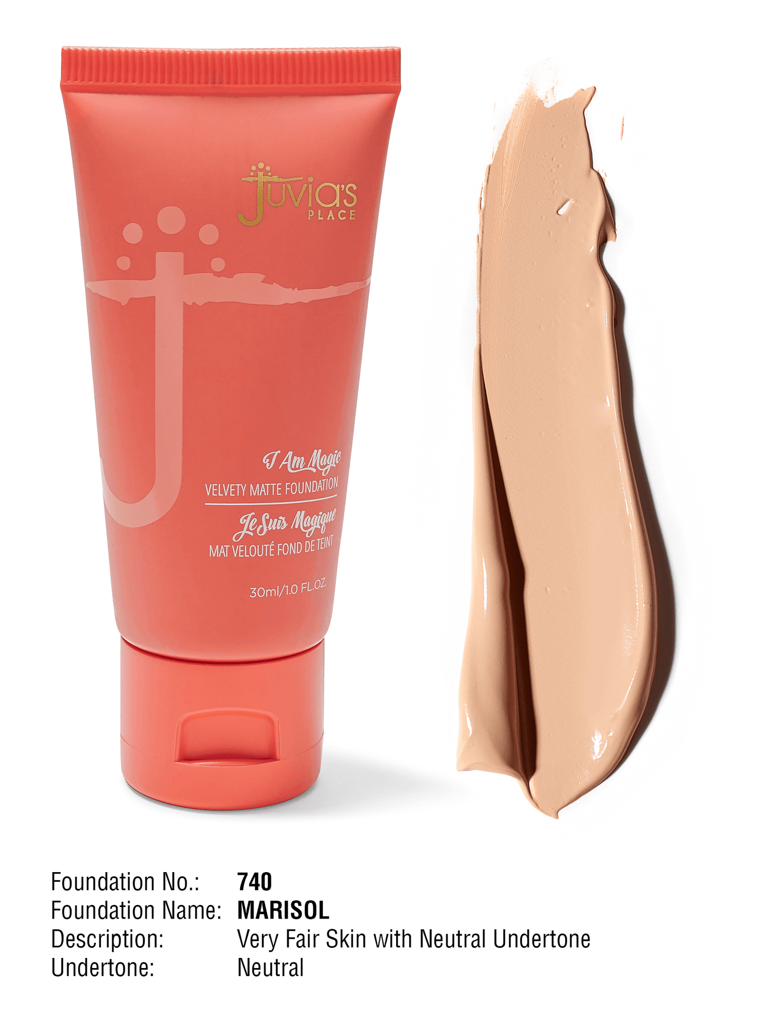 Full Coverage Matte Foundation | I Am Magic Velvety Matte