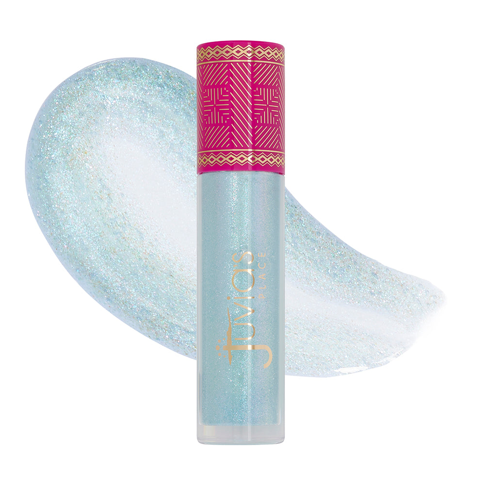 Juvia's Place Garden of Juvia Lip Reflect Gloss - Flower Girl (Clear Gloss with Iridescent Waves of Blue Pearls)