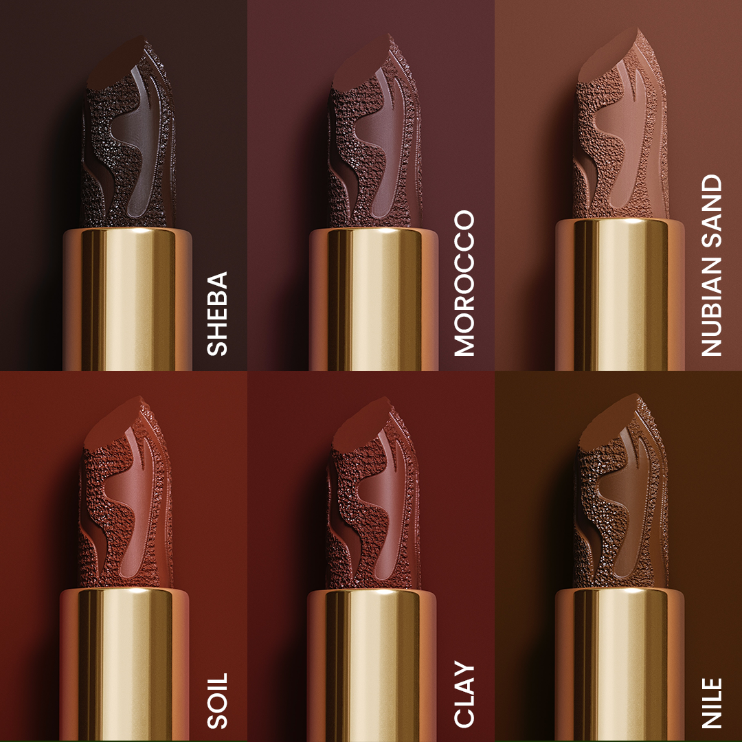 Nubian Earth Lipstick Bundle
